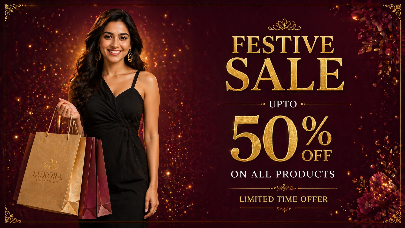 Festive sale banner